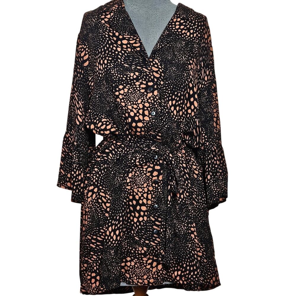 Saltwater Luxe Mini Shirt Dress Size Medium